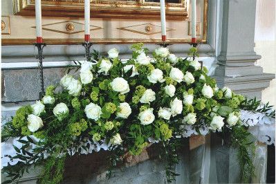composizione di fiori Chiesa Grignano