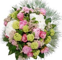 bouquet ortensie e fiori freschi primaverili