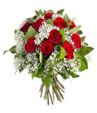 bouquet rose e gipsophila