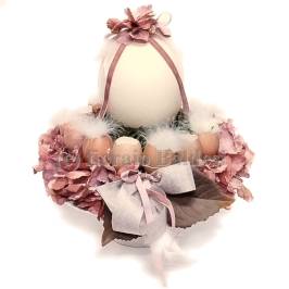 confezione sul rosa con uova pasquali - Baldesi Prato